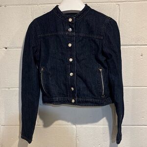 Fashion Nova Denim cropped jacket button up